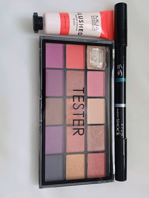 MUA blush, Avon eye pencil and MUA palette new with broken eyeshadow