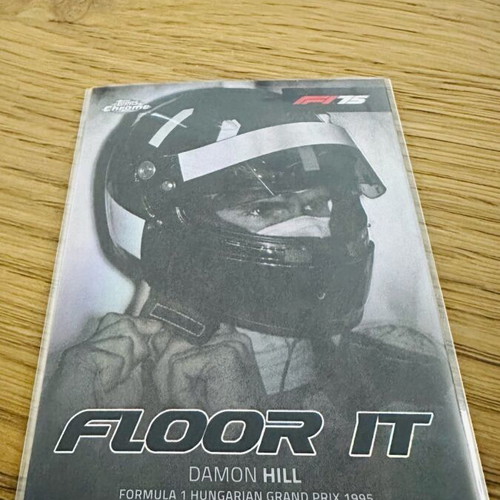 Damon Hill Floor IT insert like new - Topps Chrome F1 2025