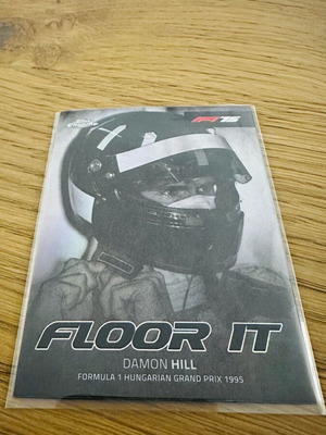 Damon Hill Floor IT insert like new - Topps Chrome F1 2025
