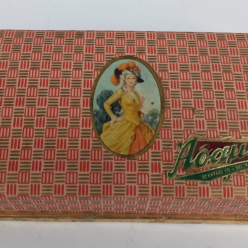 Chocolate box used, 1960s vintage
