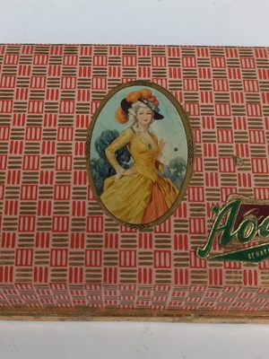 Chocolate box used, 1960s vintage