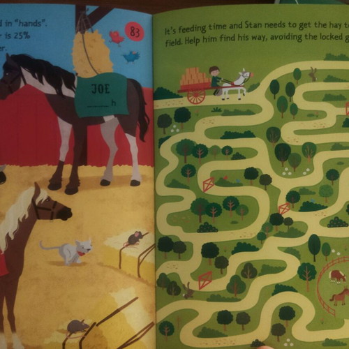 Activity book in English for early primary school children like new