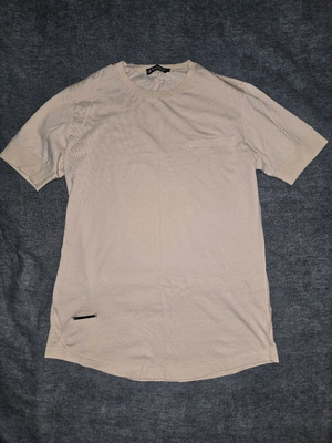 Rebel T-shirt like new, cotton, white and beige, size L