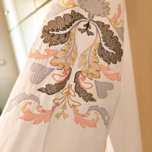 Agrimonia Embroidered Longsleeve Kimono Shirt Project Soma new
