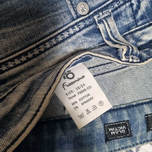 Fracomina women's skinny jeans size 38 like new, light color