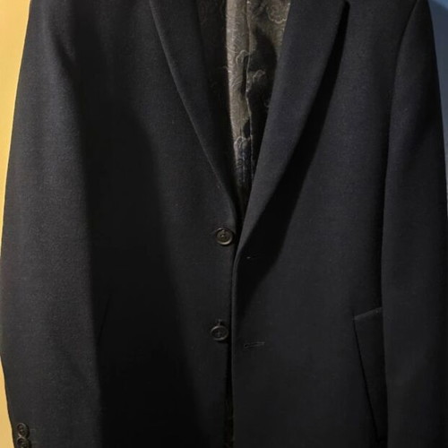 Sartoria Ferruzzi men's coat medium dark blue like new