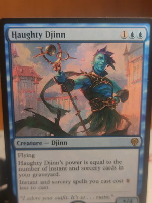 Haughty Djinn Magic the Gathering Dominaria United κάρτα