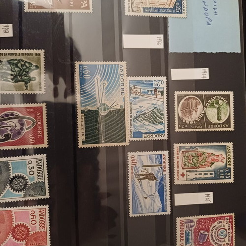 French Andorra Stamps new, 28 values 1964-1978