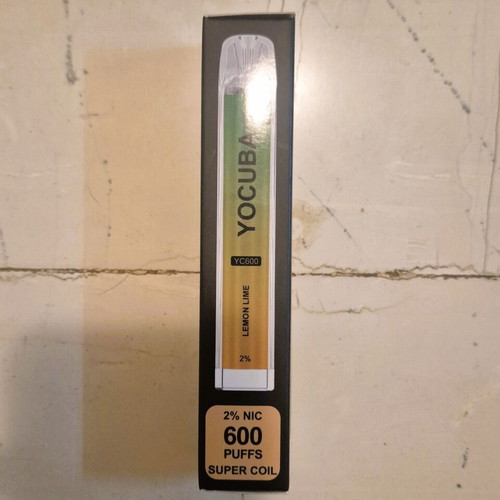 Yo Cuba Disposable Vape Lemon & Lime 600 puffs new