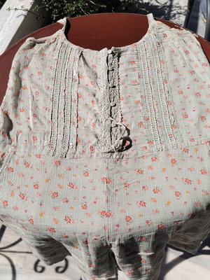 Shorts one-piece bodysuit United Colors of Benetton like new, beige and green, size S