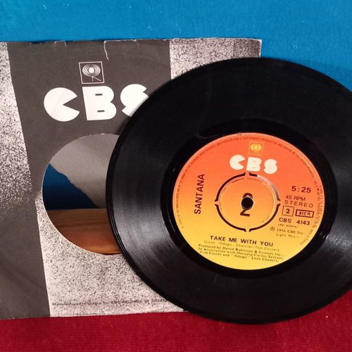Santana Take Me With You vinyl used, Latin