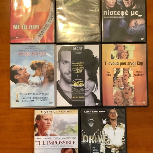 8 DVD movies used in excellent condition