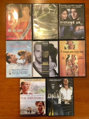 8 DVD movies used in excellent condition