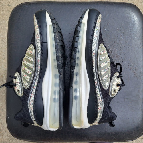 Nike Air Max 98 LX women's sneakers, recycled material black, size 38
