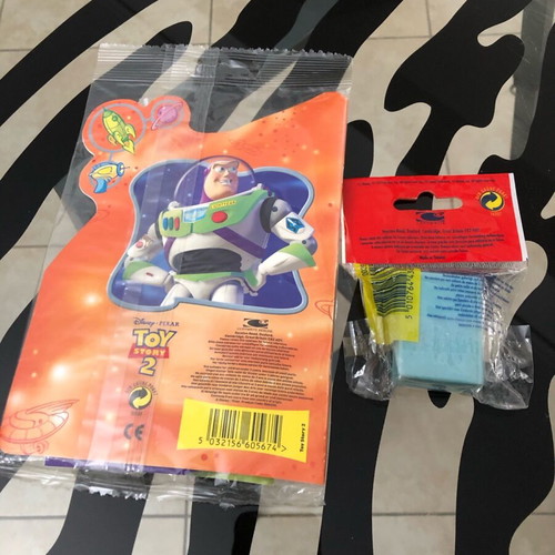 Toy Story 2 Buzz school set with 2 small notebooks, pencil, ruler, eraser, sharpener new Disney Pixar