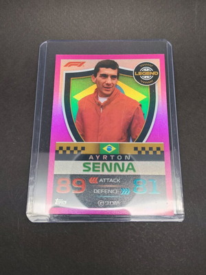 Ayrton Senna collectible cards new, pack of 4