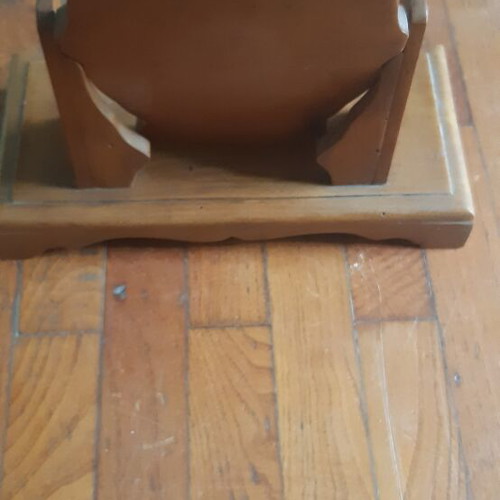 Mirror retro wooden tabletop used