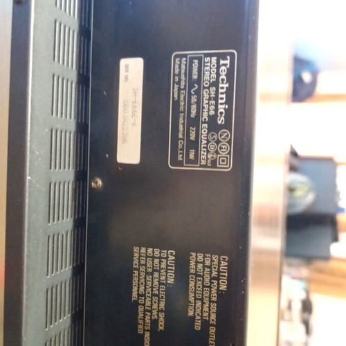 Technics SH-E66 Digital Equalizer used