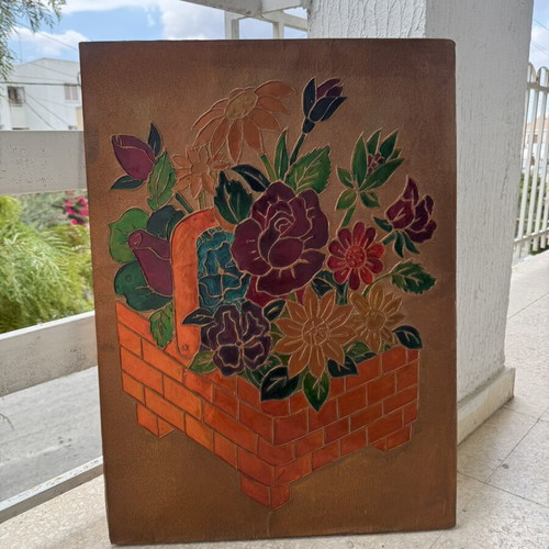 Handmade copper painting