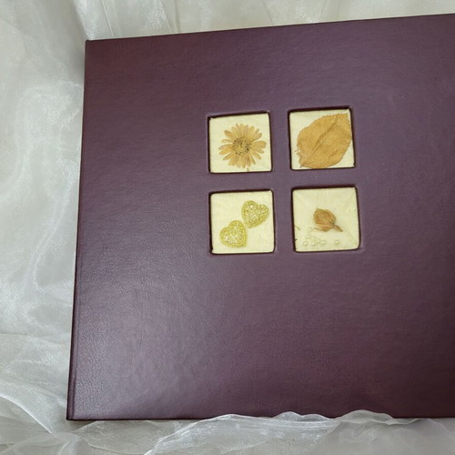 Wedding and baptism wish book new, handmade with cover