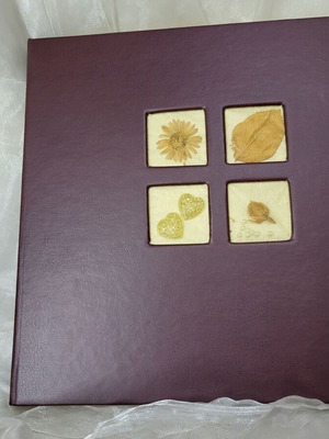 Wedding and baptism wish book new, handmade with cover