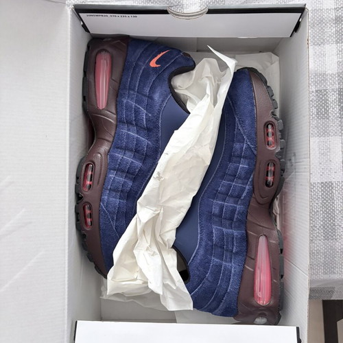 Nike Air Max 95 Big Bubble Zipper Loyal Blue sneakers size 44 like new