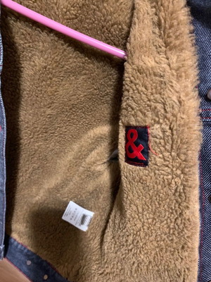 Jean jacket Dolce and Gabbana with beige fur lining new