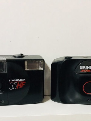 Skina SK-106 and Hanimex 35 HF 35mm film cameras like new