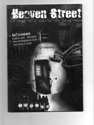 Heaven Street fanzine issue 4, neofolk and industrial music