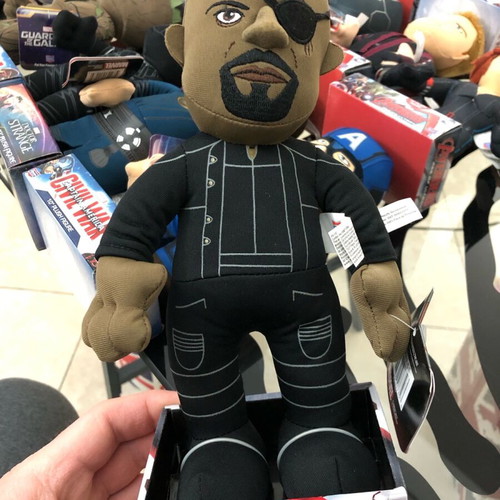 Nick Fury Avengers Movie 10” Plush Figure new with tag Marvel