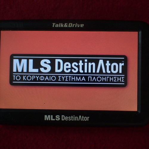 MLS Destinator Talk & Drive GPS navigator used with original charger