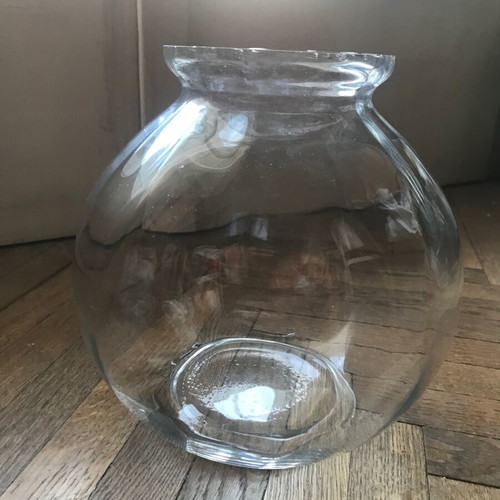 Glass vase retro vintage like new