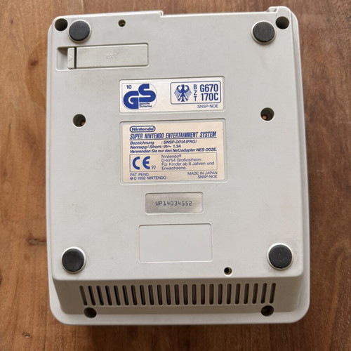 Super Nintendo console