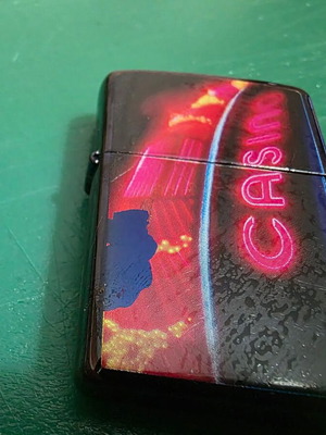 Vintage Zippo lighter Casino design