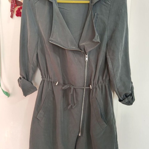 H&M Women's Thin Summer Coat Like New Green Size M