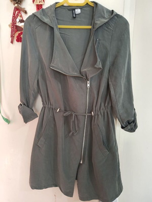 H&M Women's Thin Summer Coat Like New Green Size M