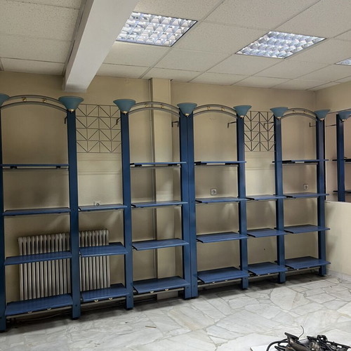Professional Store Shelving System vintage 90s modular, like new, 5 units