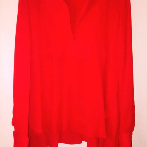 Alexander McQueen silk shirt new, size L, red