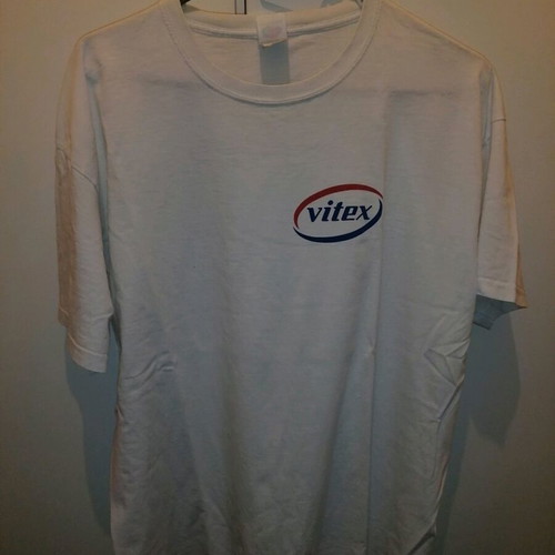 Vitex short-sleeve blouse collectible like new, white, size XL