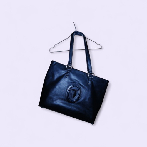 Trussardi women's shoulder bag used, black