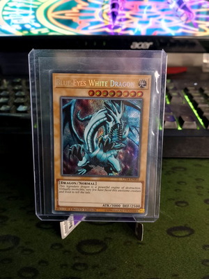 Blue Eyes White Dragon CT14-EN002 used, Secret Rare Limited Edition