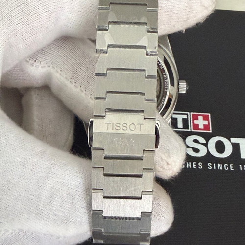 Tissot Prx Powermatic 80 new men's watch with blue dial and silver case