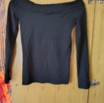 Terranova off-shoulder blouse, black, XS