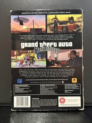 Grand Theft Auto San Andreas PC Big Box with City Guides