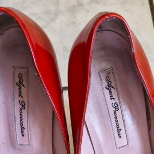 Agent Provocateur Katie Seduce Me red patent leather pumps