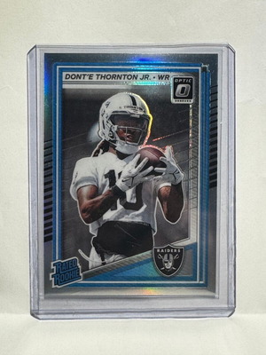 2025 Panini Donruss Optic Football Card Don'e Thornton JR. Silver new