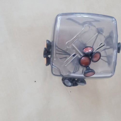 Brainstring Original Recent Toys puzzle used, polycarbonate cube