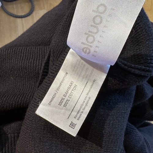 Double men's sweater used, size 3XL, dark blue, 100% cotton
