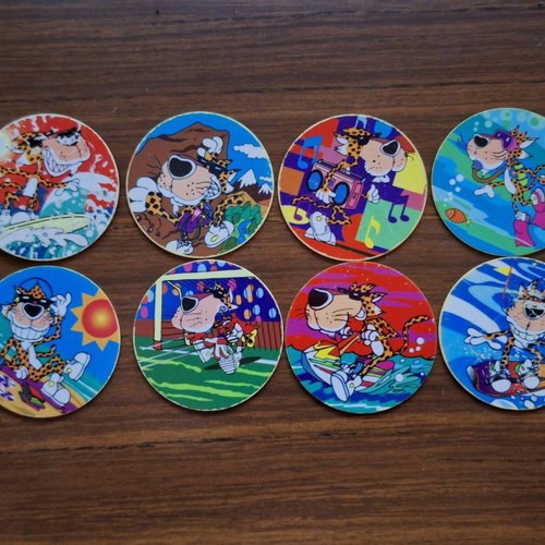 Collectible caps used from Power, Super Tasty Tops, Mega Tasty Tops and Tasty Tops