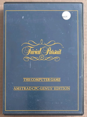 Trivial Pursuit The Computer Game Genus Edition Amstrad Disk like new